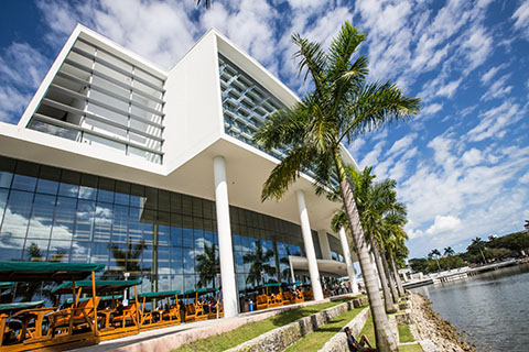 The Shalala Student Center on the University of Miami Coral Gables campus.